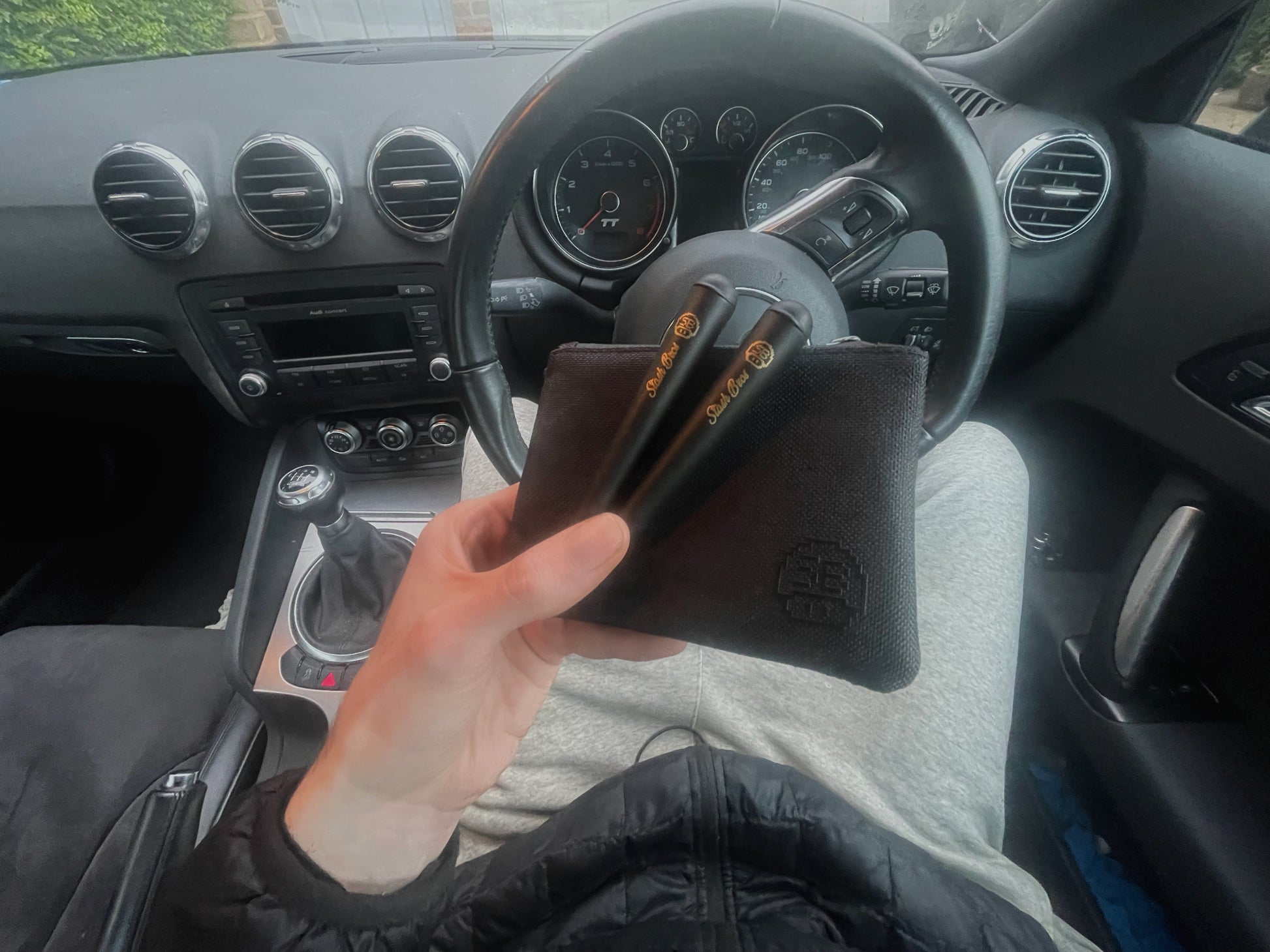 Stash Bros Pocket Smell Proof Bag & 2 Airtight Storage Tubes